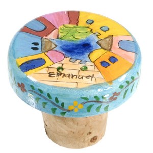 Yair Emanuel Bottle Cork - Round Jerusalem