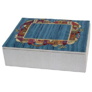 Yair Emanuel Embroidered Jewelry Box - Flowers