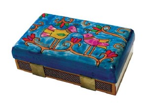 Yair Emanuel Matchbox Holder - Birds