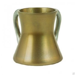 Yair Emanuel Anodized Aluminum Wash Cup Small Gold