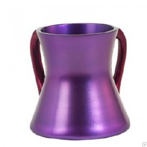 Yair Emanuel Anodized Aluminum Wash Cup Small Purple