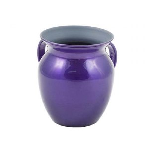 Wash Cup Purple Stainless Steel Small Designed by Yair Emanuel