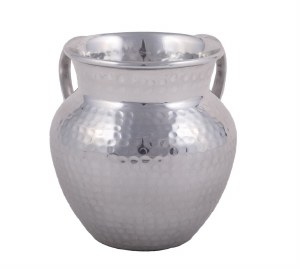 Yair Emanuel Stainless Steel Washing Cup Jug Shape Silver