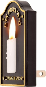 Yartzeit Plug In Memorial Electric Candle