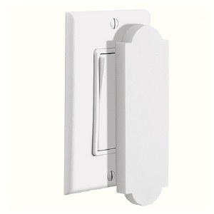 Flat Decora Magnet Switch Cover White