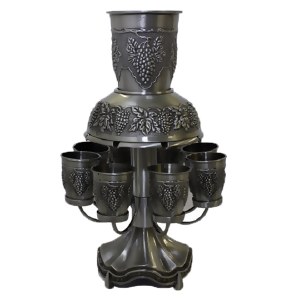 Kiddush Fountain Pewter 8 Cup #FWA04710KH