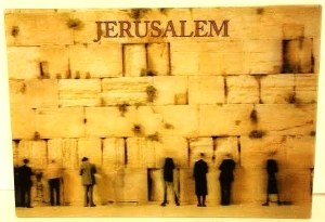 Post Card 3-D Jerusalem "Kotel"
