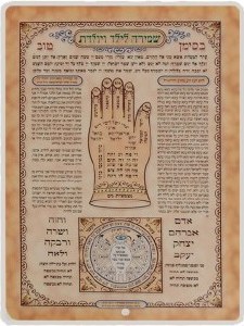 Shmirah L'Yeled U'Layoldos Medium Size Laminated Card