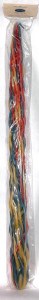 Havdallah Candle Wax 26 Wick Round Braided Design Multicolor 25"