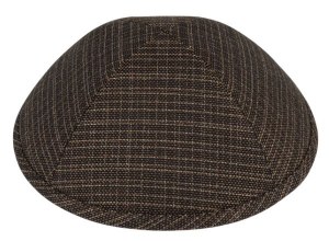 iKippah Black and Gold Etch Size 5