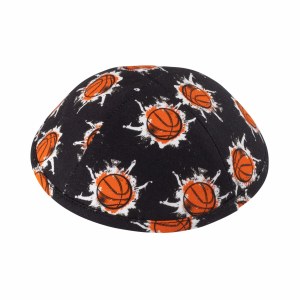 iKippah Basketball Splatter Black Size 3