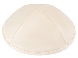iKippah Ivory Leather Size 2