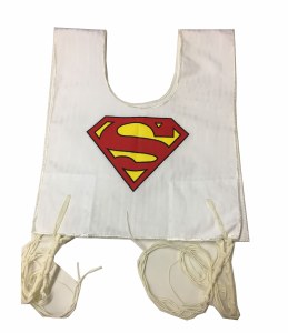 Cotton Tzitzis with Silk Screened Super Hero 'S' Design Size 2