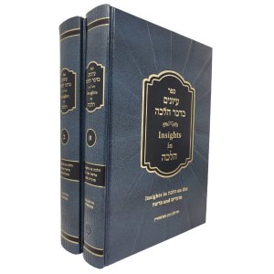 Insights in Halacha 2 Volume Set [Hardcover]