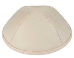 iKippah Beige Leather Size 2