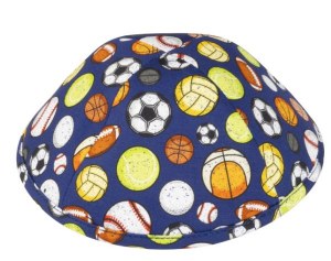 iKippah Sports Balls Blue Size 2