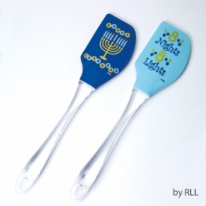 Chanukah Spatula with Clear Handle