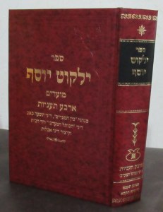 Sefer Yalkut Yosef Moadim Arba Taanios [Hardcover]