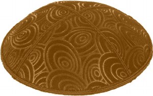 Luggage Blind Embossed Circles Kippah