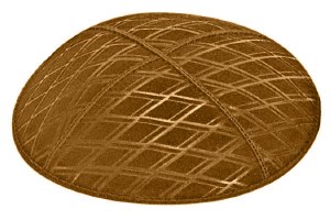 Luggage Blind Embossed Diamonds Kippah