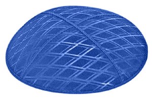 Royal Blind Embossed Diamonds Kippah