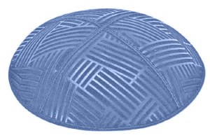 Wedgewood Blind Embossed Mosaic Kippah without Trim