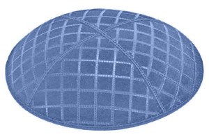 Wedgewood Blind Embossed Quilted Kippah without Trim
