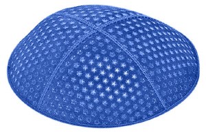 Royal Blind Embossed Small Stars Kippah