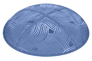 Wedgewood Blind Embossed Spaghetti Kippah without Trim
