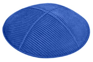Royal Blind Embossed Thin Lines Kippah