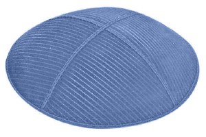 Wedgewood Blind Embossed Thin Lines Kippah