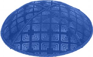 Royal Blind Embossed Kippah without trim