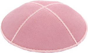 Light Pink Suede Kippah