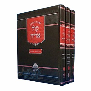Kol Aryeh Sheilos U'Teshuvos 3 Volume Set [Hardcover]