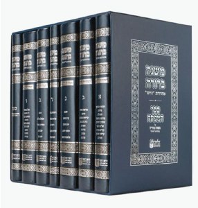 Dirshu Mishnah Berurah with Mafteach 7 Volume Slipcased Set [Hardcover]