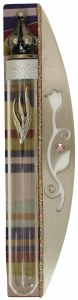 Mezuzah Case Lazer Cut Purple #LAMZ900522-50 10cm