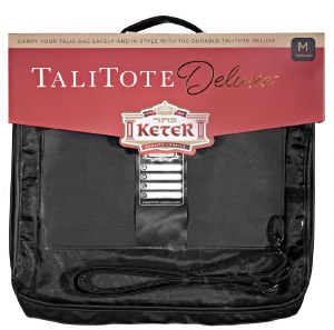 Tallis Tote Deluxe Leather Look Rain Proof Clear Front Extra-Large