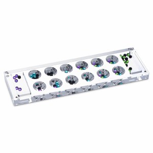 Lucite Modern Mancala Game 16" x 5"