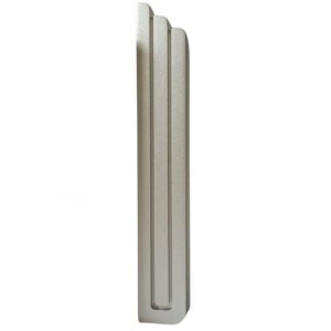 Aluminum Mezuzah Case David Scroll Modern Design Silver 15cm