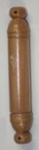 Mezuzah Light Brown Wood with White Shin 10cm