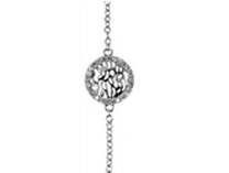Silver Shema Bracelet With Stones #MJBB5065