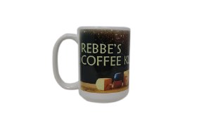 Mug 'Rebbe's Coffee Kup' Chanukah Design 15oz