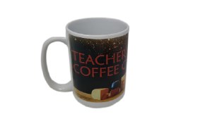 Mug 'Teacher's Coffee Cup' Chanukah Design 15oz