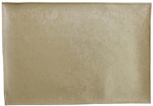 Rectangle Vinyl Placemat Gold Marble Design 13" x 19"