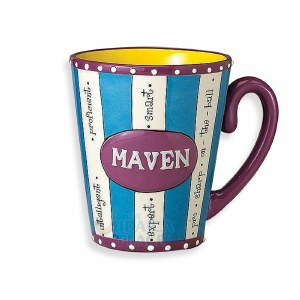 "Maven" Handpainted Ceramic Mug