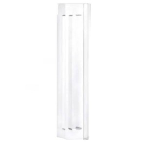 Clear Lucite Mezuzah Case for Modern Home Rectangle Shape 15cm