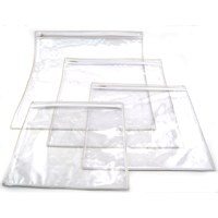 Plastic Protective Cover for Tefillin Bag with Zipper Large 10.75" x 10.75" Single Piece