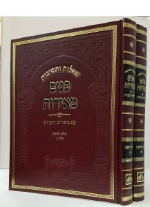 Sheilos U'Teshuvos Panim Meiros 2 Volume Set [Hardcover]