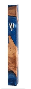 MEZ Epoxy Mezuzah 20 cm - Blue