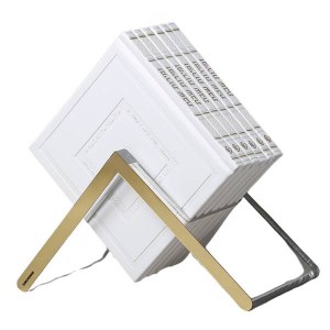 Lucite Zemirot Holder Includes Set Of 6 Faux Leather White Zemiros Shabbos Noam Style Edut Mizrach [Hardcover]